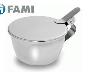 ESCARRADEIRA MANUAL C/TAMPA INOX