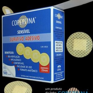 CURATIVO REDONDO BEGE ADULTO ROLO C/500