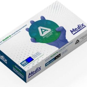 LUVA PROCED. PEQUENA NITR ANTI MICROB C/1 C/10