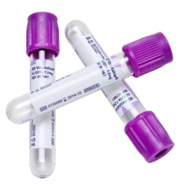 TUBO COLETA SG VACUO ROXO EDTA K2E 3ML C/100