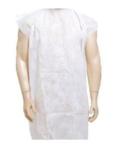 AVENTAL DESC. S/MANGA 30G BRANCO C/10