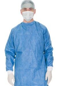 AVENTAL CIRURGICO ESTERIL GG AZUL 40G C/1