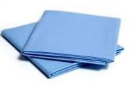 MANTA P/ESTERIL 150X150 40G LEVE AZUL C/50