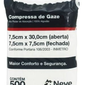 COMPRESSA GAZ 7,5X7,5 09F C/500UN C/30PCT INA