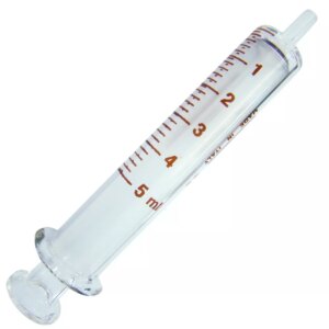 SERINGA DE VIDRO 05ML ARTI GLASS LS(BICO DE VIDRO)