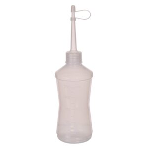 ALMOTOLIA PLAST 250ML TRANSP C/12 BICO RETO