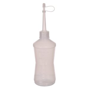 ALMOTOLIA PLAST 500ML TRANSP C/12 BICO RETO