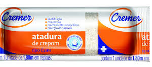 ATADURA CREPOM 12CM 13F CYSNE  1,8MT  IND C/06