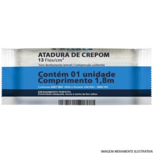 ATADURA CREPOM 12CM 13F NEVE  1,8MT IND C/12
