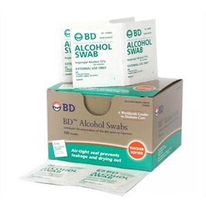 ALCOOL SWAB ISOPROPILICO 70% ALMOFADA C/100 C/1200