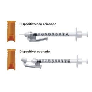 SERINGA DESC. C/AG 01 ML (13X3,3) SEGURANCA C/100