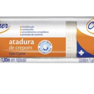 ATADURA CREPOM 15CM 13F CYSNE 1,8M IND C/6 C/144