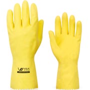 LUVA LIMPEZA P VERNIZ AMARELO CURTA C/01 PRC/12PR