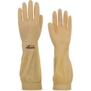 LUVA RANHURADA LATEX NATURAL PEQUENO C/01PR C/10PR