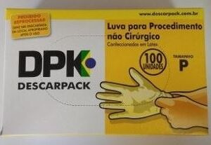 LUVA PROCED. PEQUENA LATEX  C/1 C/20