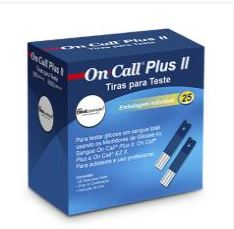 FITA TESTE GLICEMIA INDIVIDUAL C/25 ONCAL II HOSP